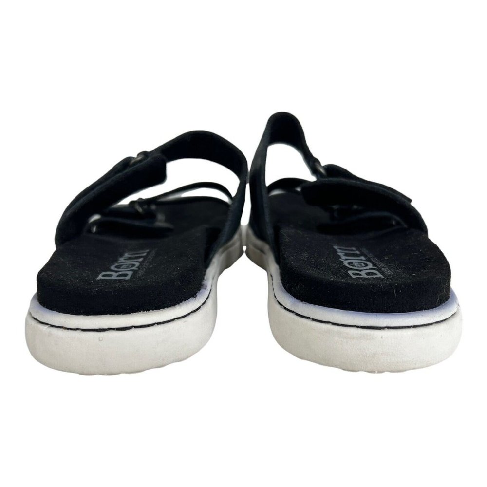 Womens Born Daintree Slide Sandals US 7 M Black Adjustable Straps Leather - Picture 5 of 8